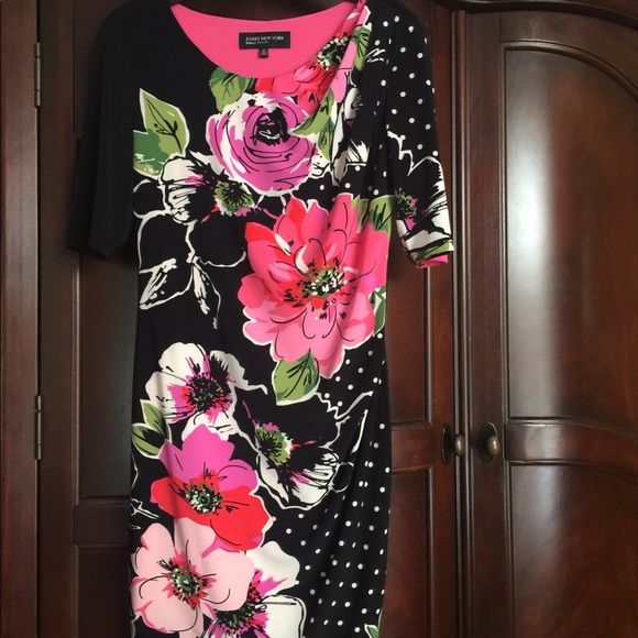NWOT💐🌸  Jones New York Floral Printed Dress - Picture 2 of 6